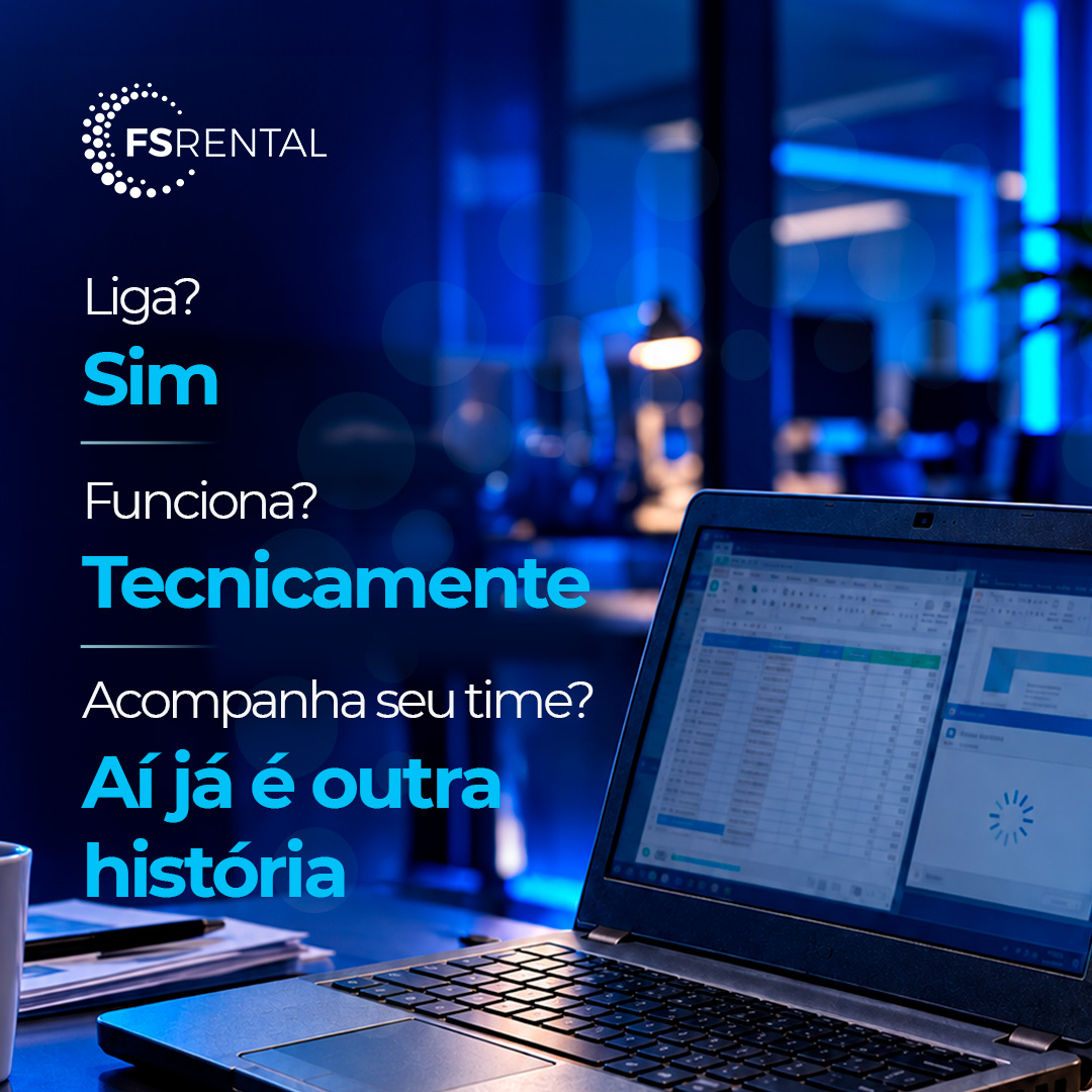 se o computador corporativo ainda liga
